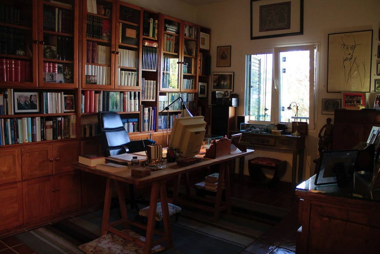 Despacho de José Saramago en su Casa Museo