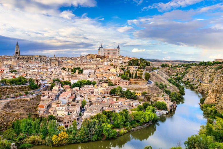 Vista panoramica di Toledo