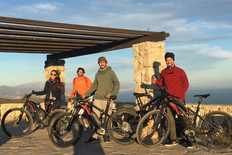 Recorriendo el Monte de Torremolinos en bicicleta eléctrica