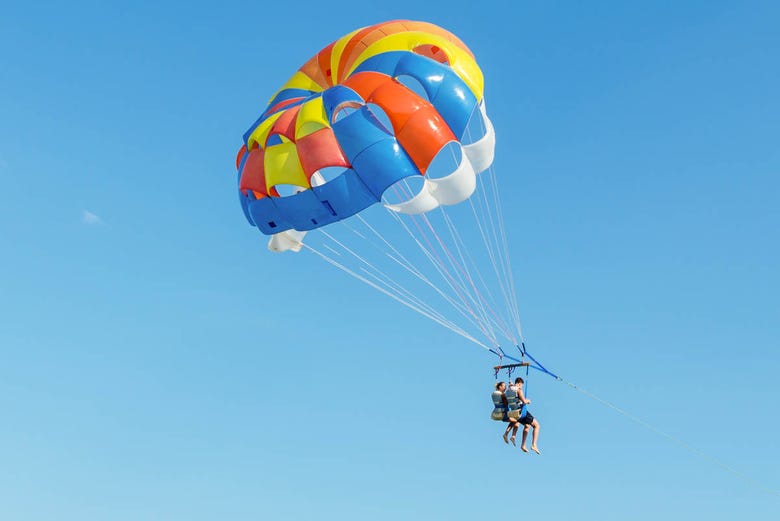 Expérience de parachute ascensionnel à Torrevieja
