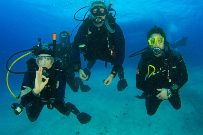 Diving on the coast of Mar Menuda