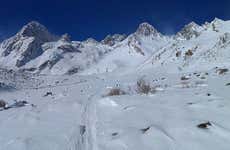 Paseo con raquetas de nieve por la Vega del Meicín