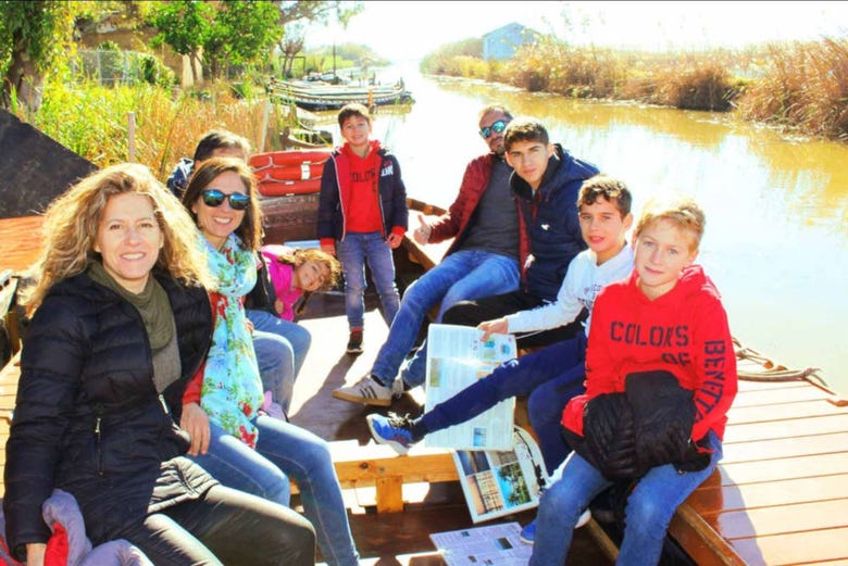 Traditional boat trip on the Albufera lagoon