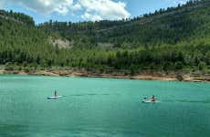 Paddle surf pela represa de Arenós + Castelo da Viñaza