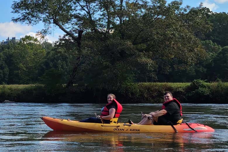 Tour en kayak por el río French Broad desde Asheville