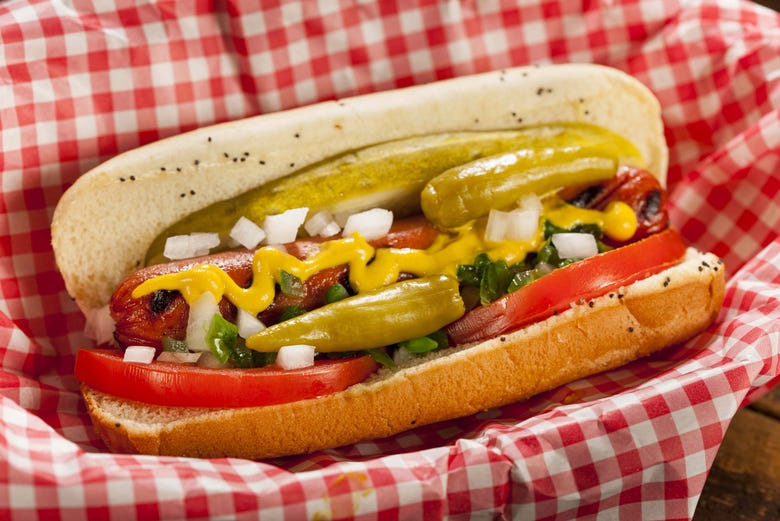 Hot-dog de Chicago