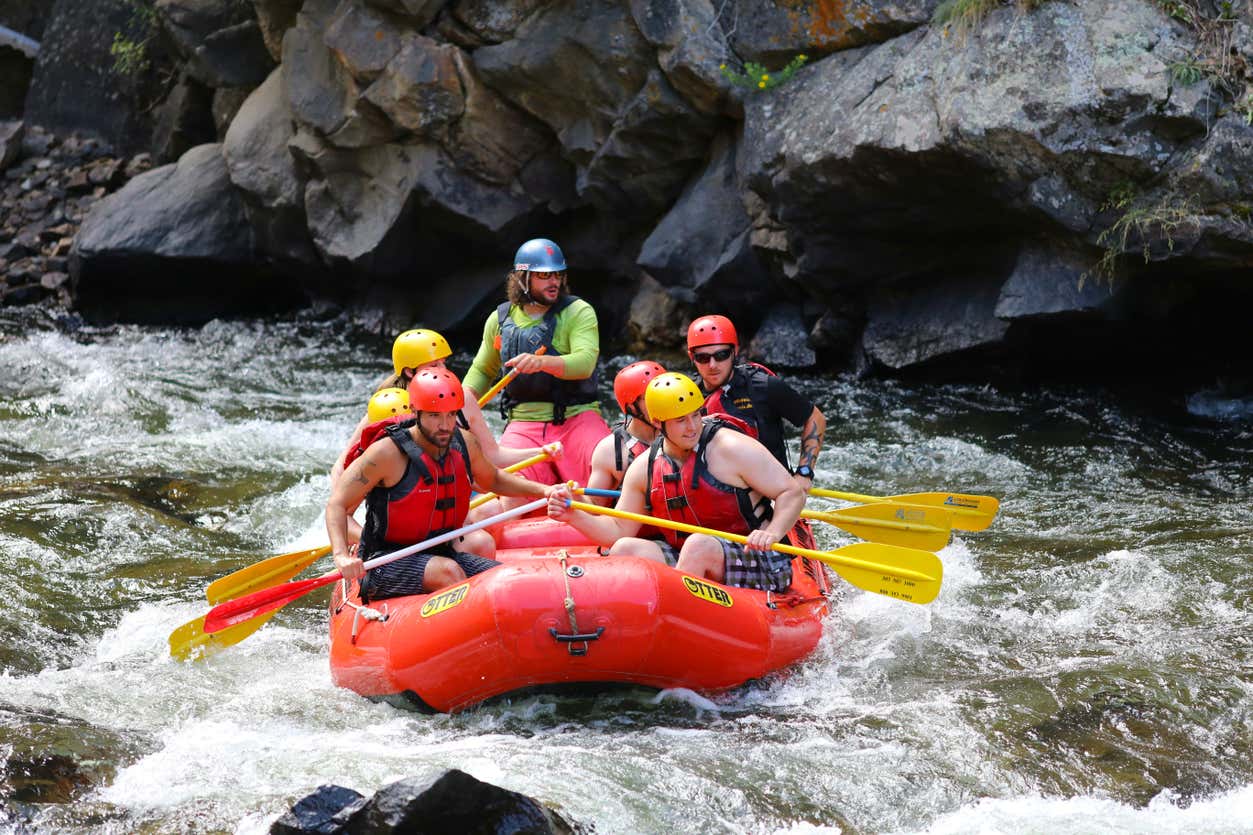 Rafting en el río Clear Creek desde Denver