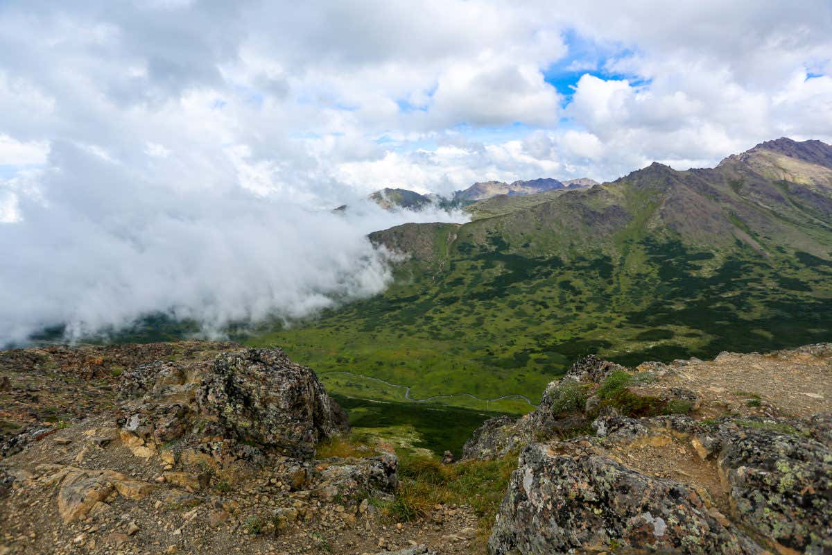 Senderismo por la montaña Table Top desde Fairbanks