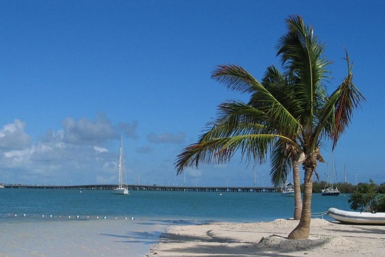 One of the beaches at Key West