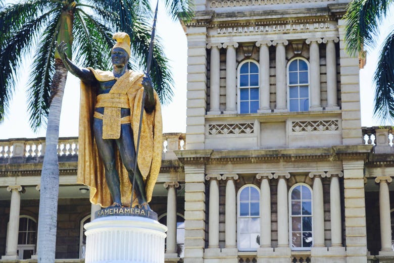 Estatua del rey Kamehameha