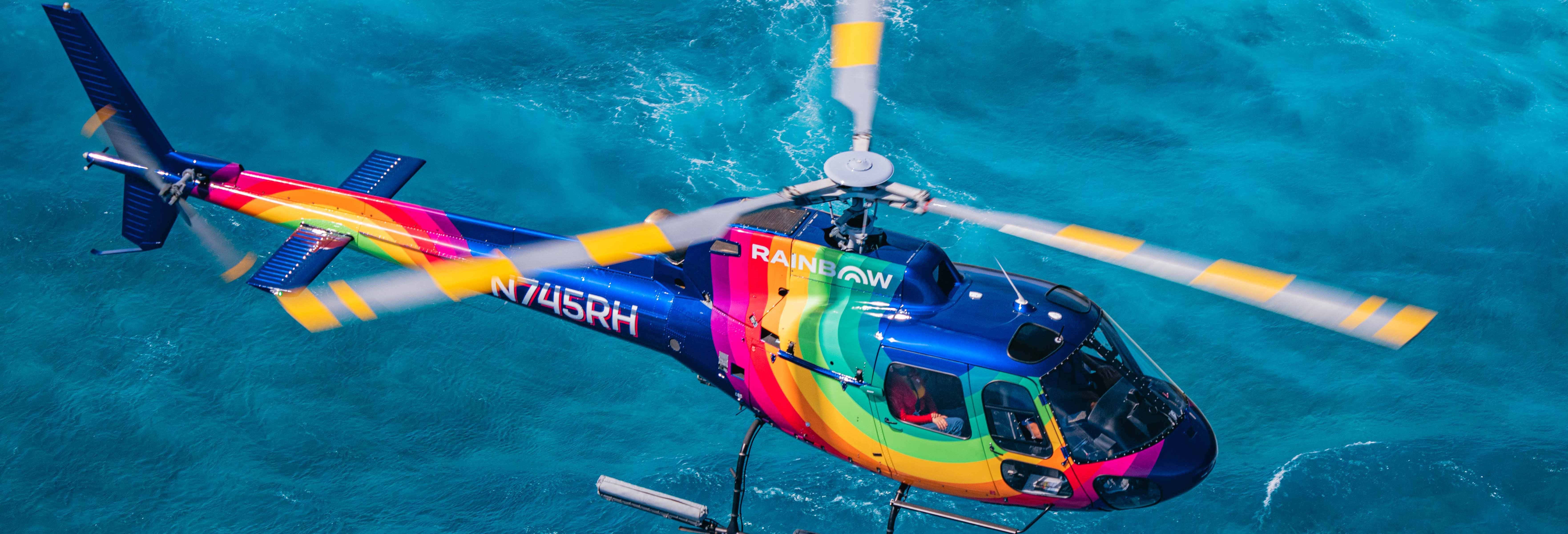 Giro in elicottero al tramonto a Honolulu