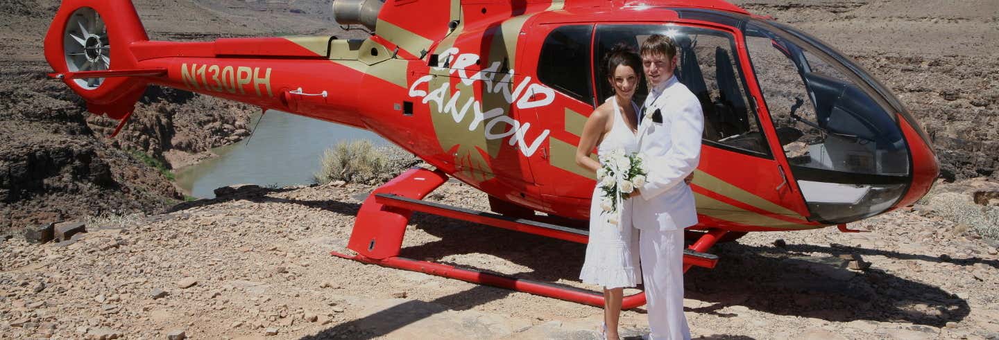 Boda en el Gran Cañón + Helicóptero