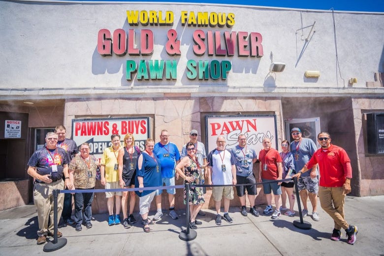 Visit the world-famous sets of Pawn Stars