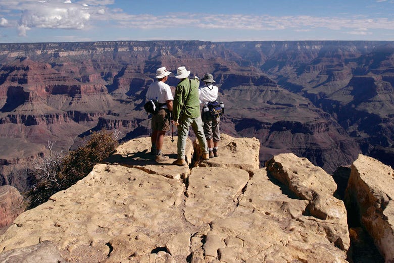 Viewpoint over the Grand Canyon
