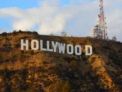 Scritta Hollywood