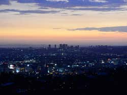 Vue depuis l'observatoire de Los Angeles