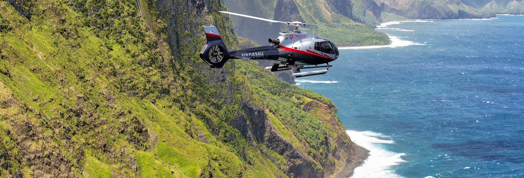 Paseo en helicóptero por la selva tropical de Hana