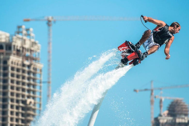 Flyboarding a Miami