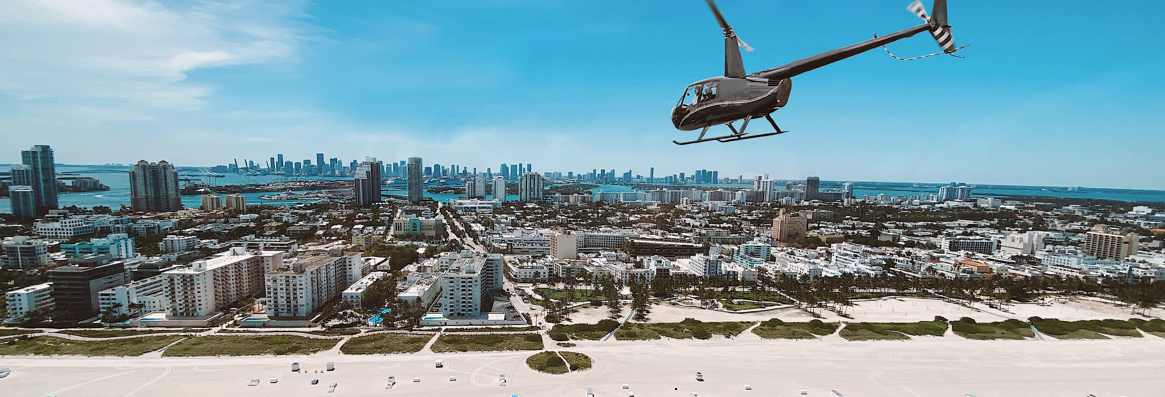Vol en hélicoptère au-dessus de Miami