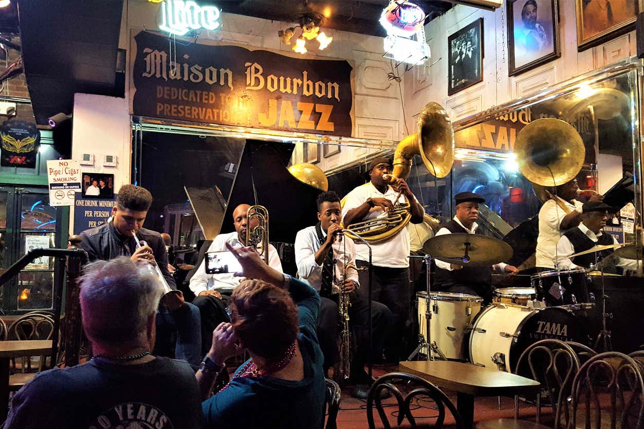 Tour nocturno del jazz por Nueva Orleans