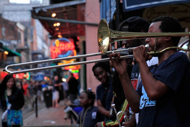 Musicisti jazz a New Orleans