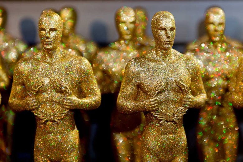 Statuette degli Oscar al Madame Tussauds