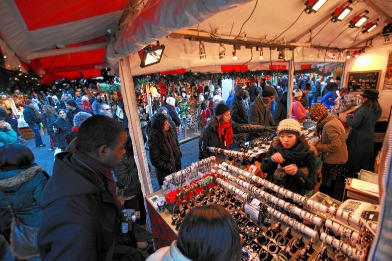 Christmas markets in Manhattan
