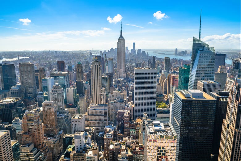 Panoramic view of Midtown Manhattan