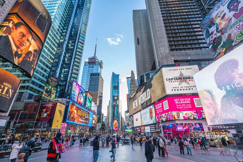 Recorriendo Times Square