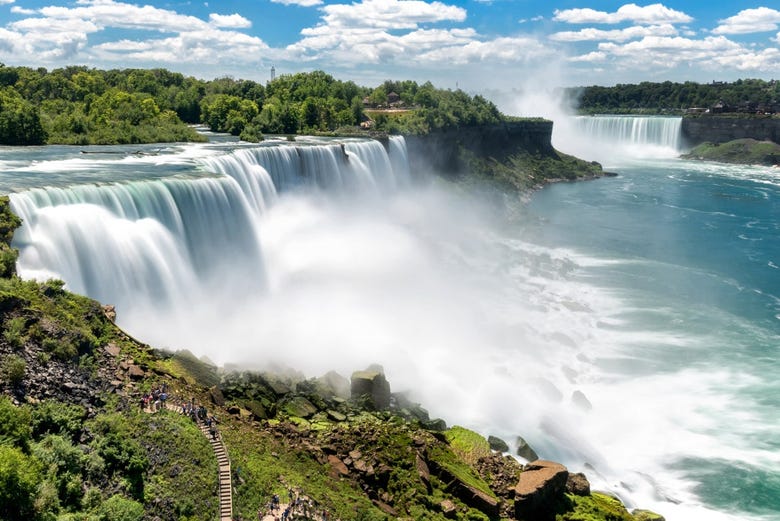 Vista sulle cascate del Niagara