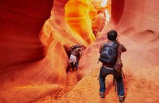 Trilha pelo Lower Antelope Canyon