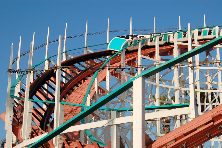 Rollercoaster at Belmont Park