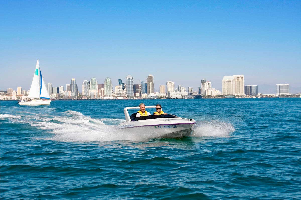 Paseo en lancha rápida por San Diego