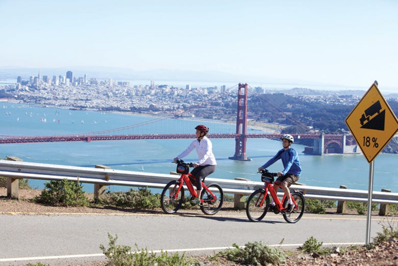 Exploring San Francisco by bike