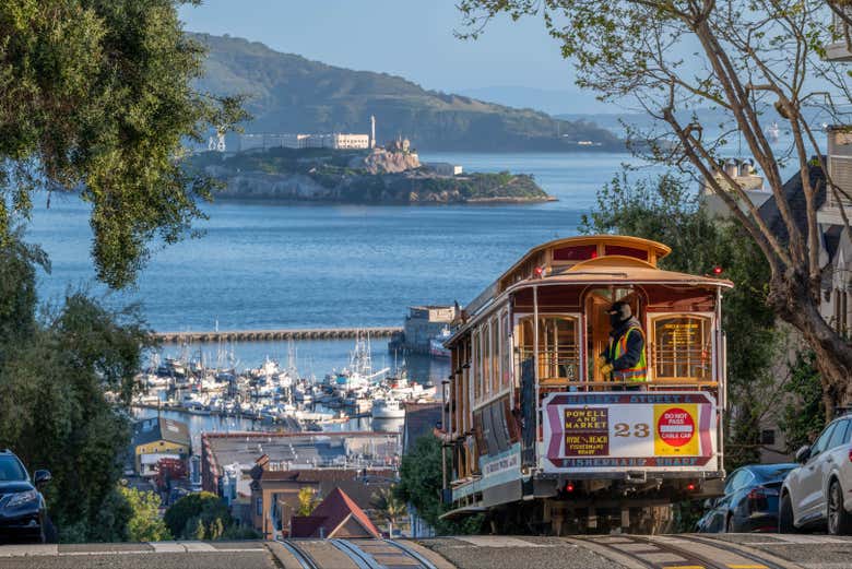 Histórico cable car de San Francisco