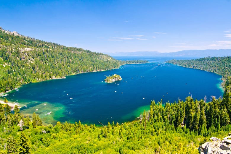 Emerald Bay, en el lago Tahoe