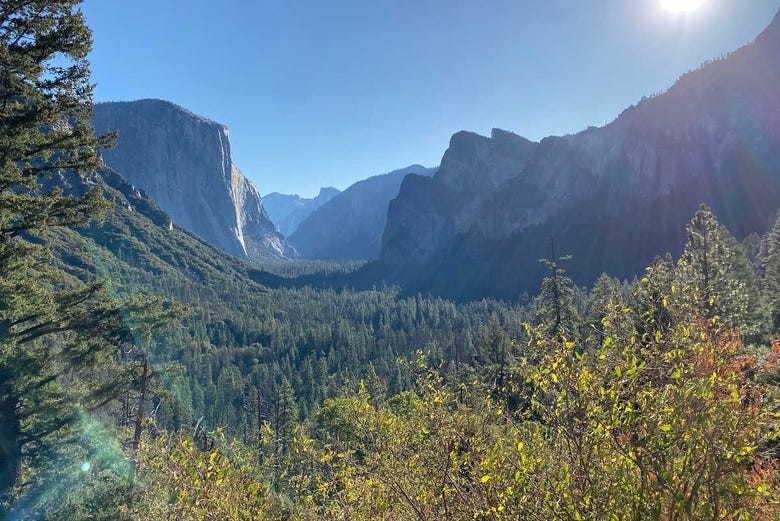 Paisagens do Parque Nacional de Yosemite
