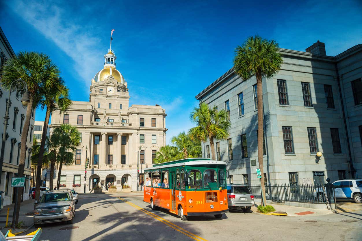 Trolebús turístico de Savannah