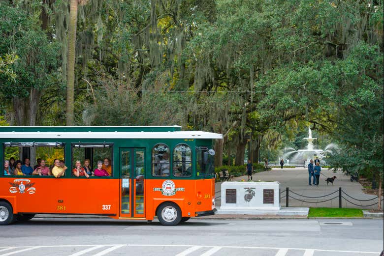 Trolleybus touristique de Savannah Réservez sur