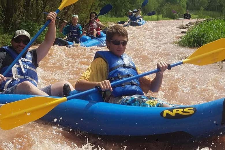 Tour en kayak por el río Verde desde Sedona