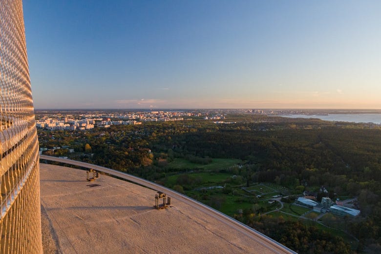 Vistas desde la Torre de la TV de Tallin