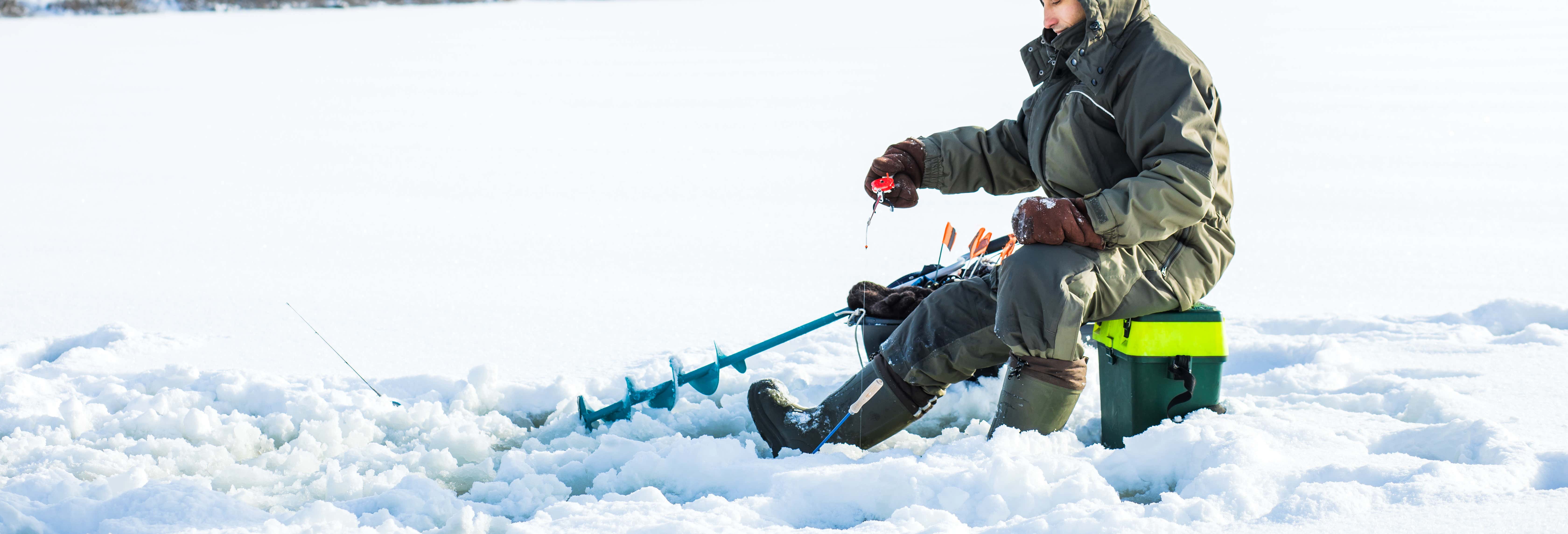 Pesca sul ghiaccio a Kittilä
