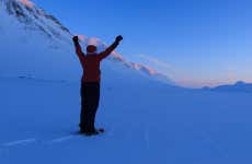 Passeggiata con le racchette da neve