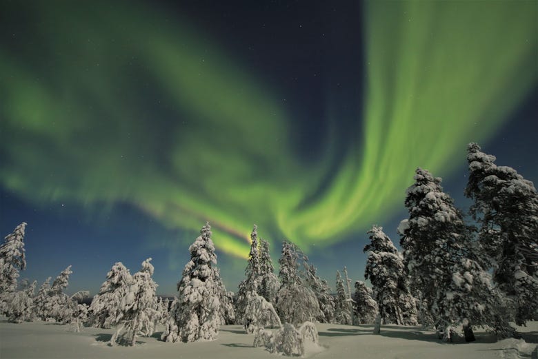 The Aurora Boreal in Finland