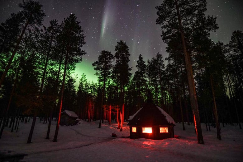 Aurora boreale finlandese
