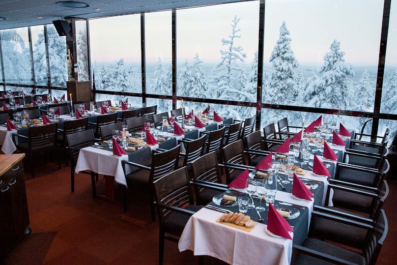 Enjoy the views from the restaurant