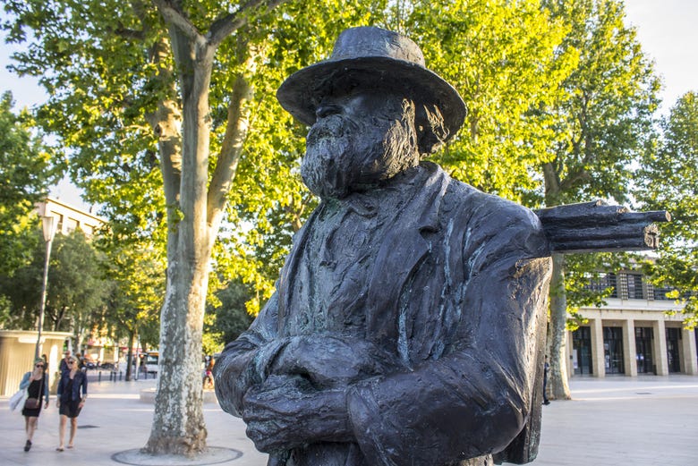 Statua di Paul Cézanne