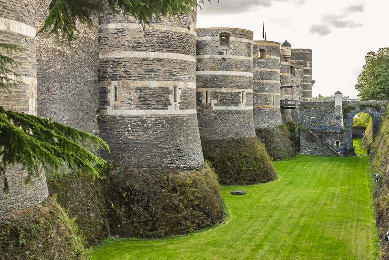 Le mura del Castello di Angers
