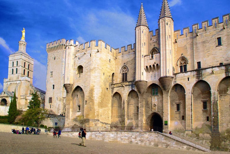 Palácio dos Papas em Avignon
