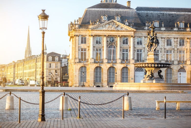 Place de la Bourse, one of Bordeaux's most recognisable sights